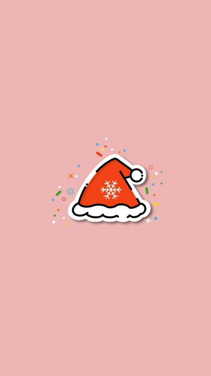 Aesthetic Simple Phone Christmas Wallpapers Free & HD