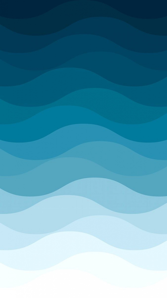 Blue iPhone wallpaper wavy pattern design  free image by rawpixel