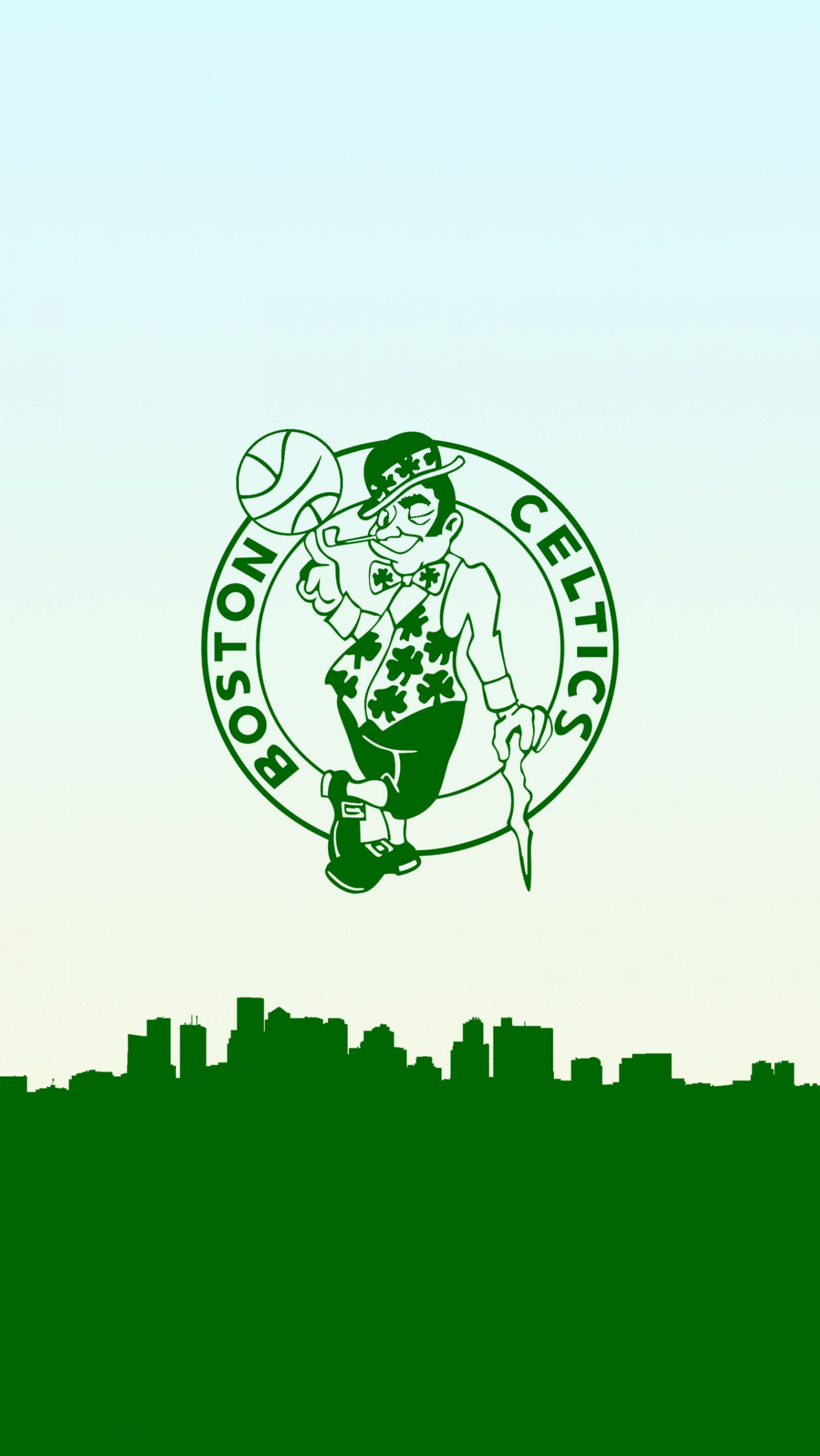 Boston Celtics Basketball Phone Background  Boston celtics