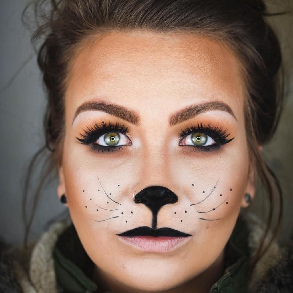 + Cat Makeup Designs, Trends, Ideas  Katze schminken, Halloween