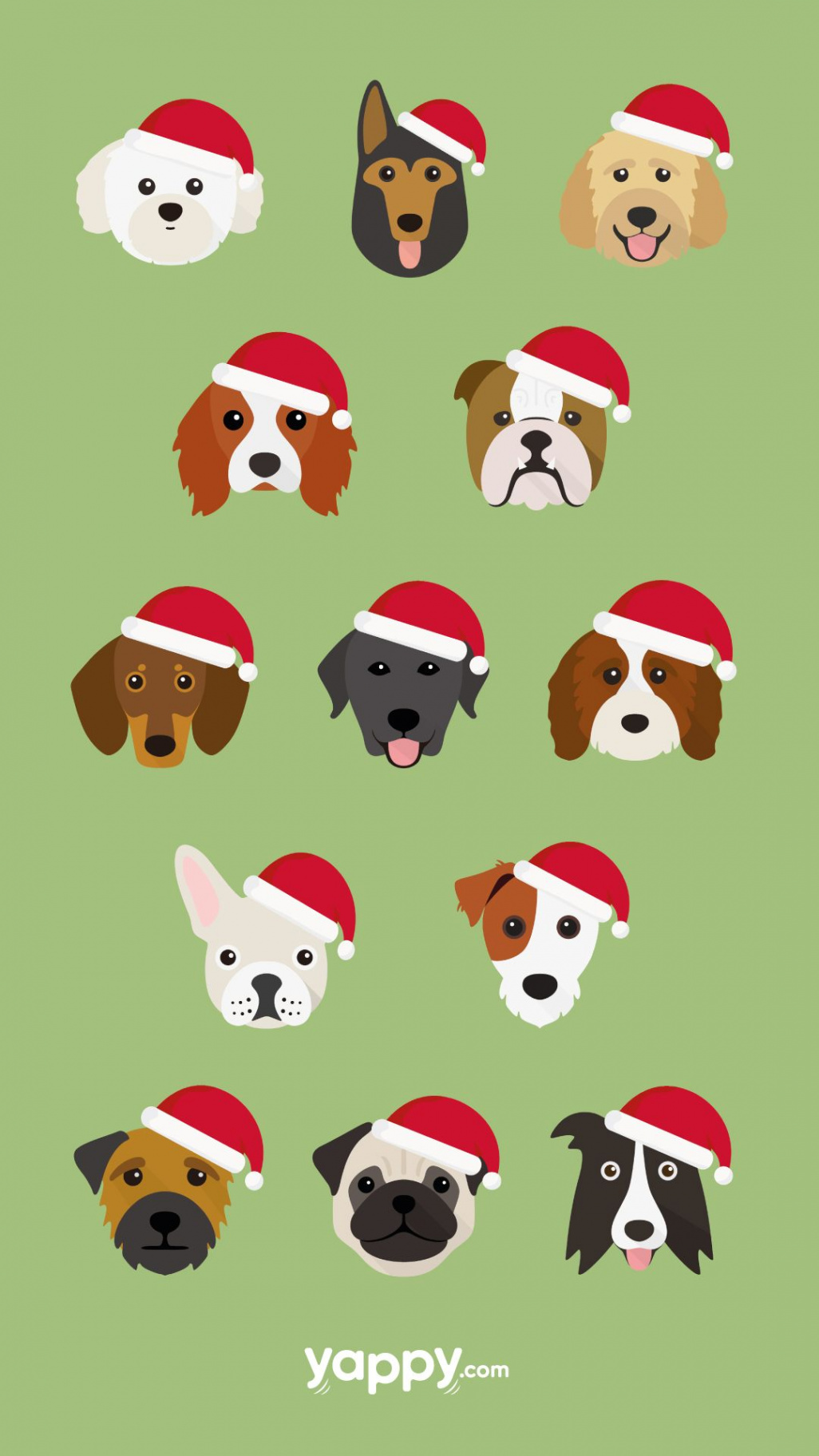 Celebrate the holiday season with a festive phone wallpaper for