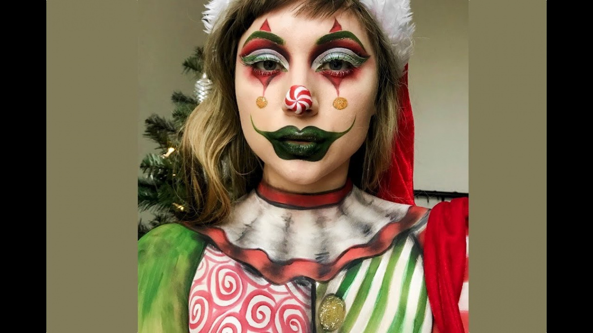 Christmas Clown Makeup Tutorial