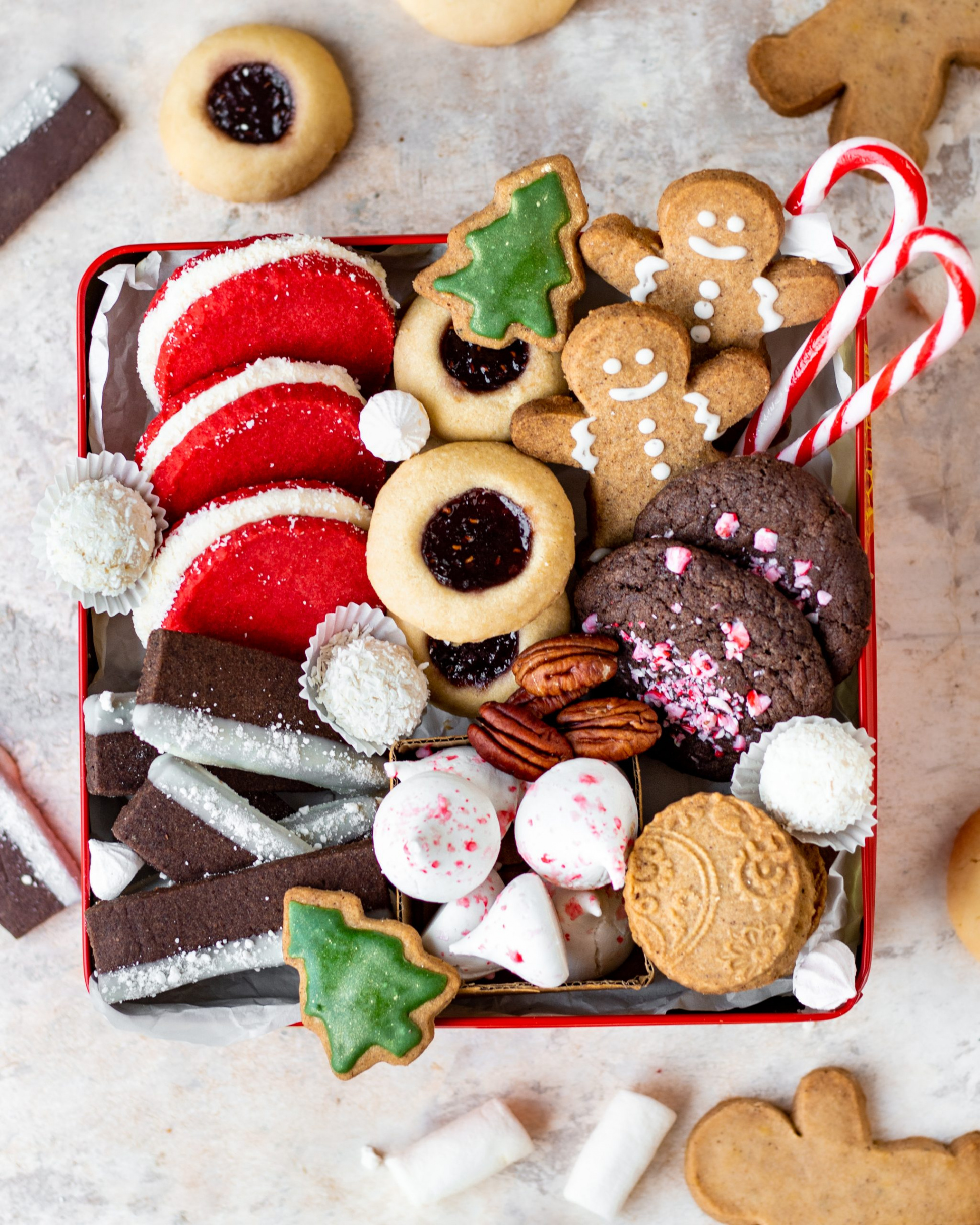 Christmas Cookie Box -  cookies using  dough