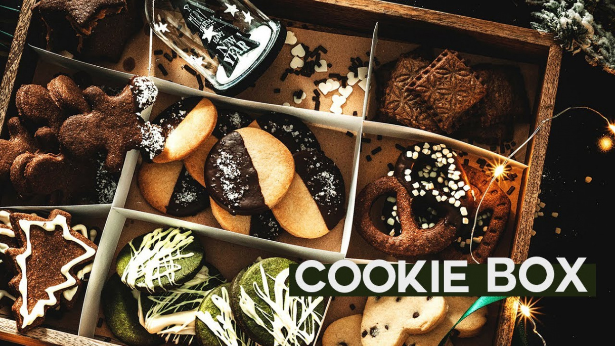 🍪 Christmas COOKIE BOX: One Dough -  Types of Cookies