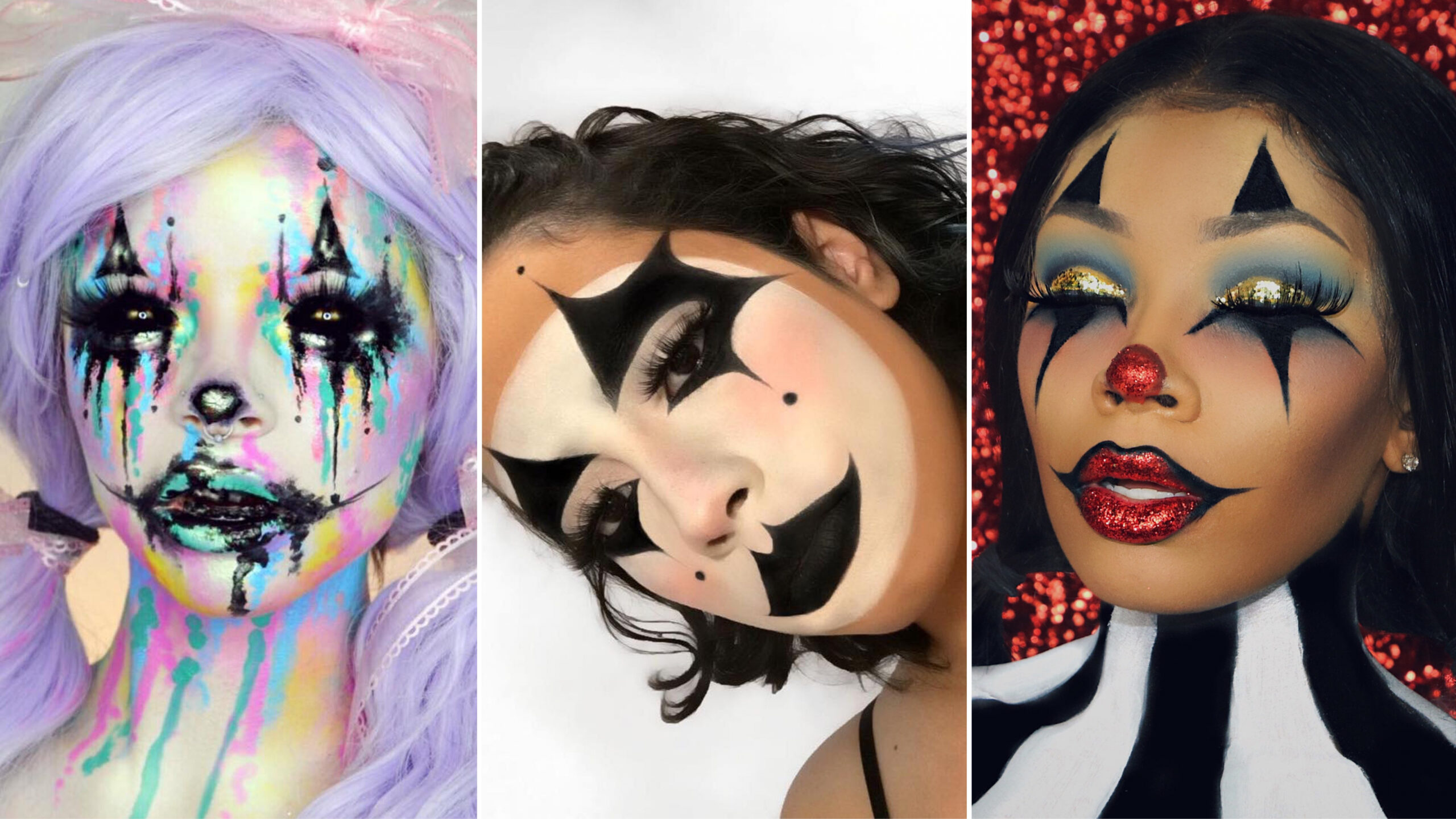 Clown Makeup Ideas for Halloween  That Aren