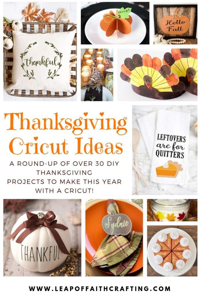 Cricut Thanksgiving Projects to Get Inspired By! - Leap of