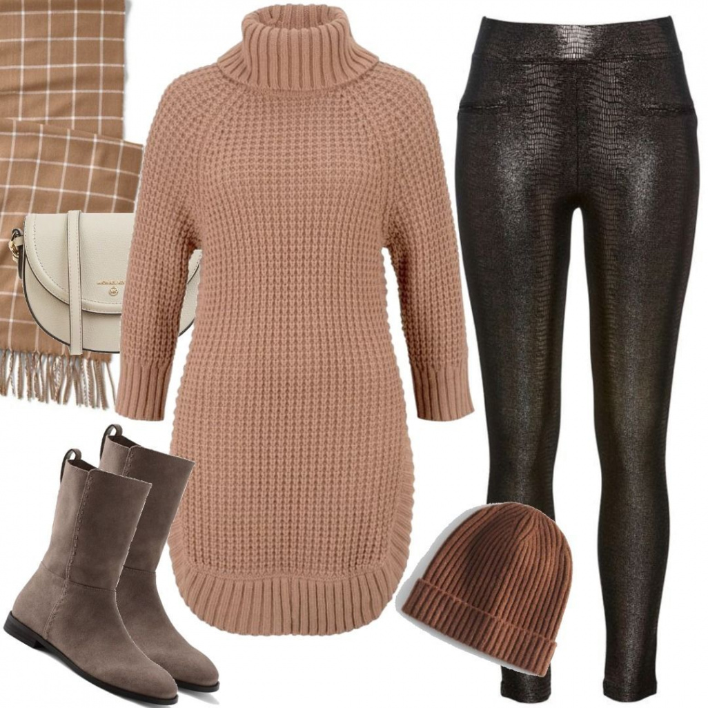 Curvy Winter Outfit DZ für Damenoutfits zum Nachshoppen auf