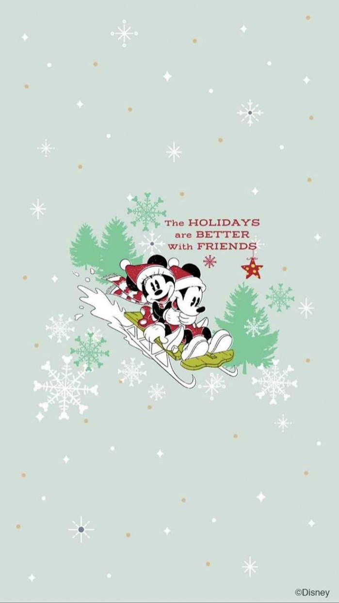 Disney Christmas Wallpapers - iXpap  Disney christmas, Christmas