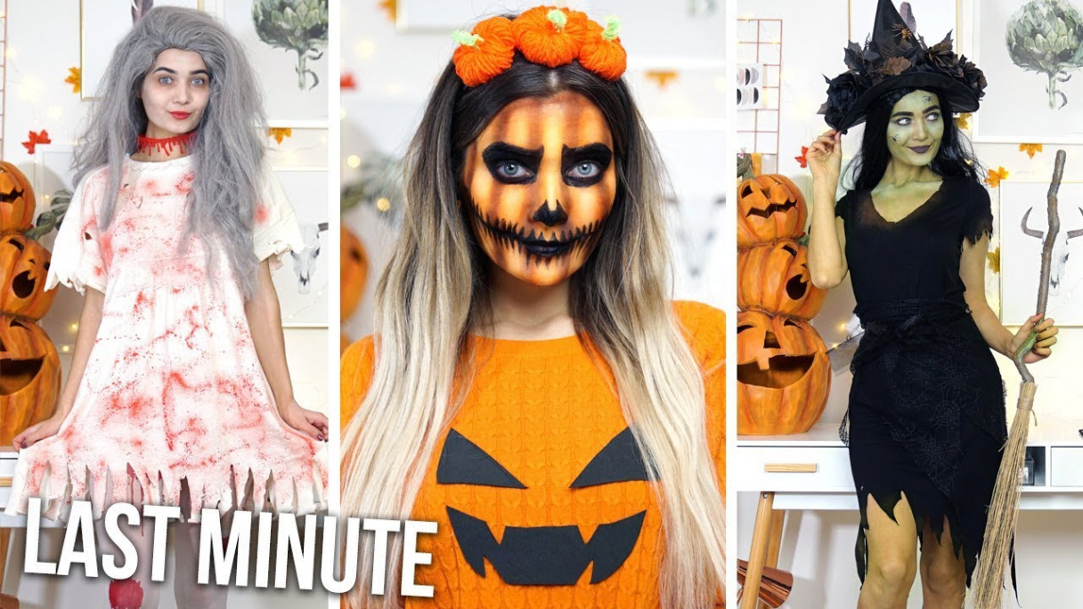 DIY LAST MINUTE HALLOWEEN COSTUME IDEAS! AD