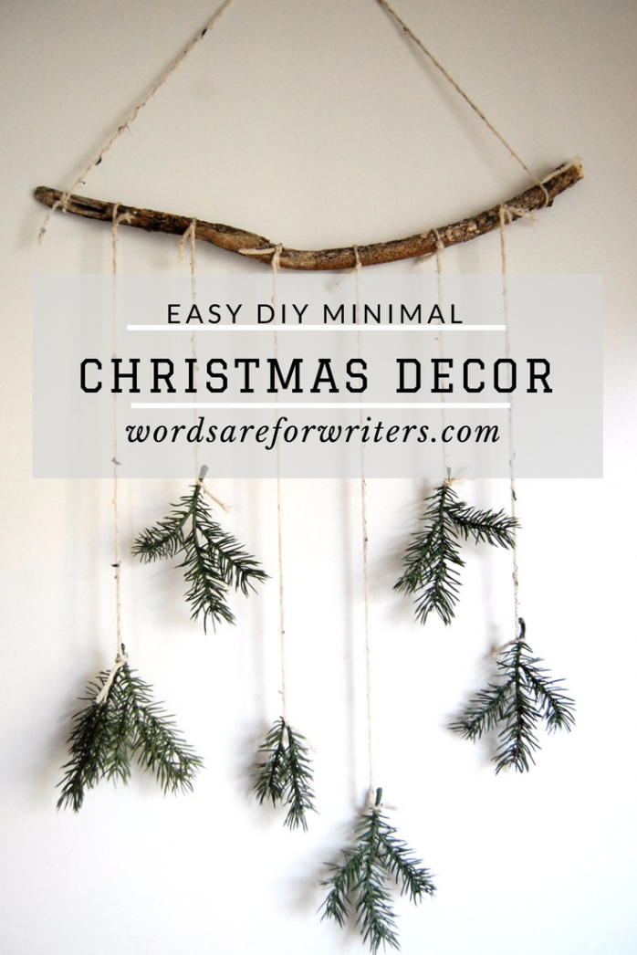 diy minimal christmas decor  Christmas decor diy, Boho christmas