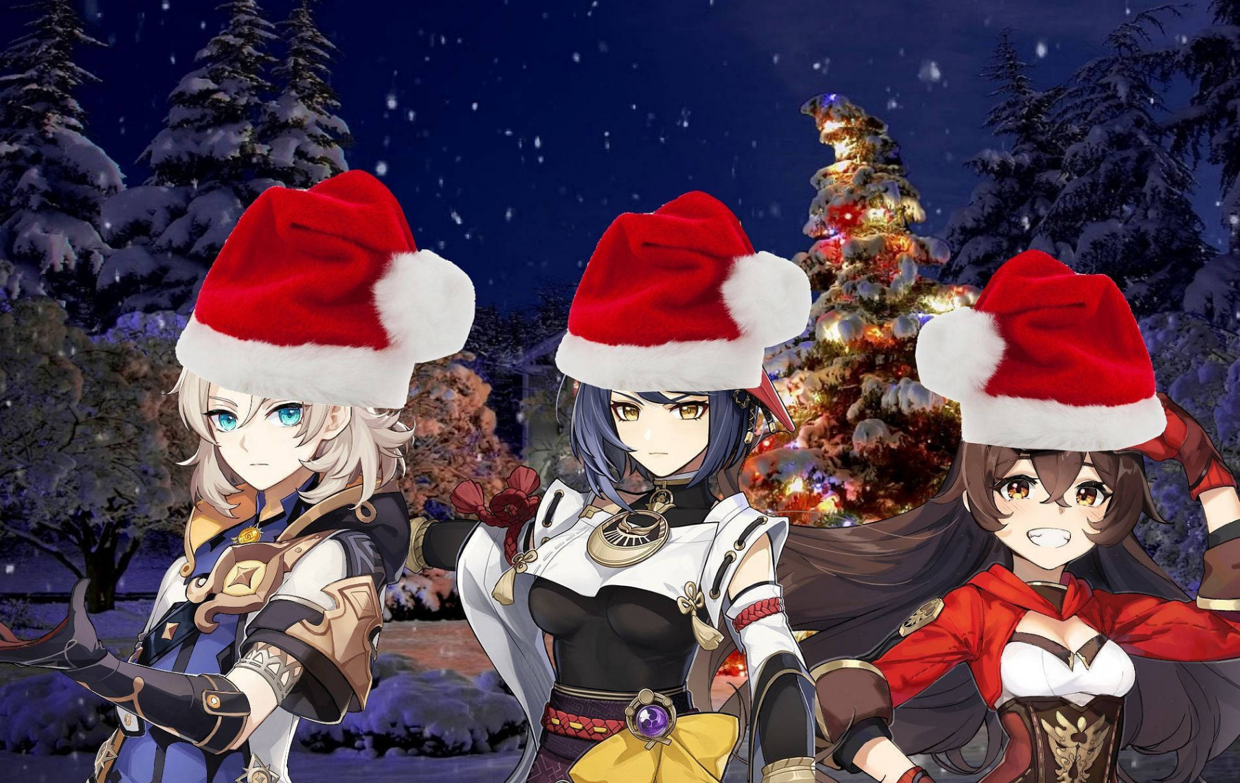 Download Christmas PFP Anime Characters Wallpaper  Wallpapers