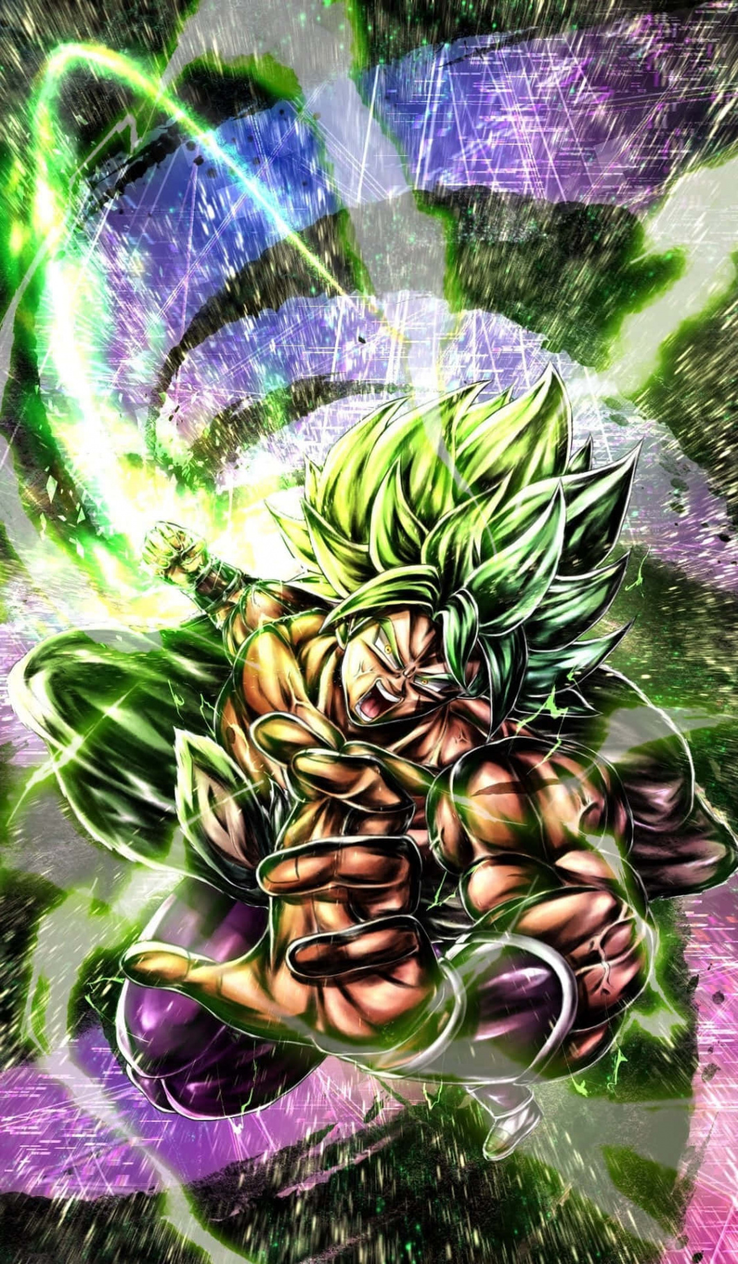 Download Dragon Ball Super Broly iPhone In Space Theme Wallpaper