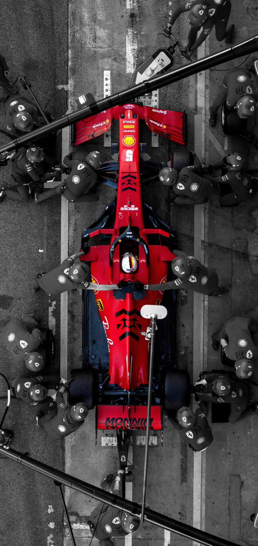 Download F Ferrari Pitstop Iphone Wallpaper  Wallpapers