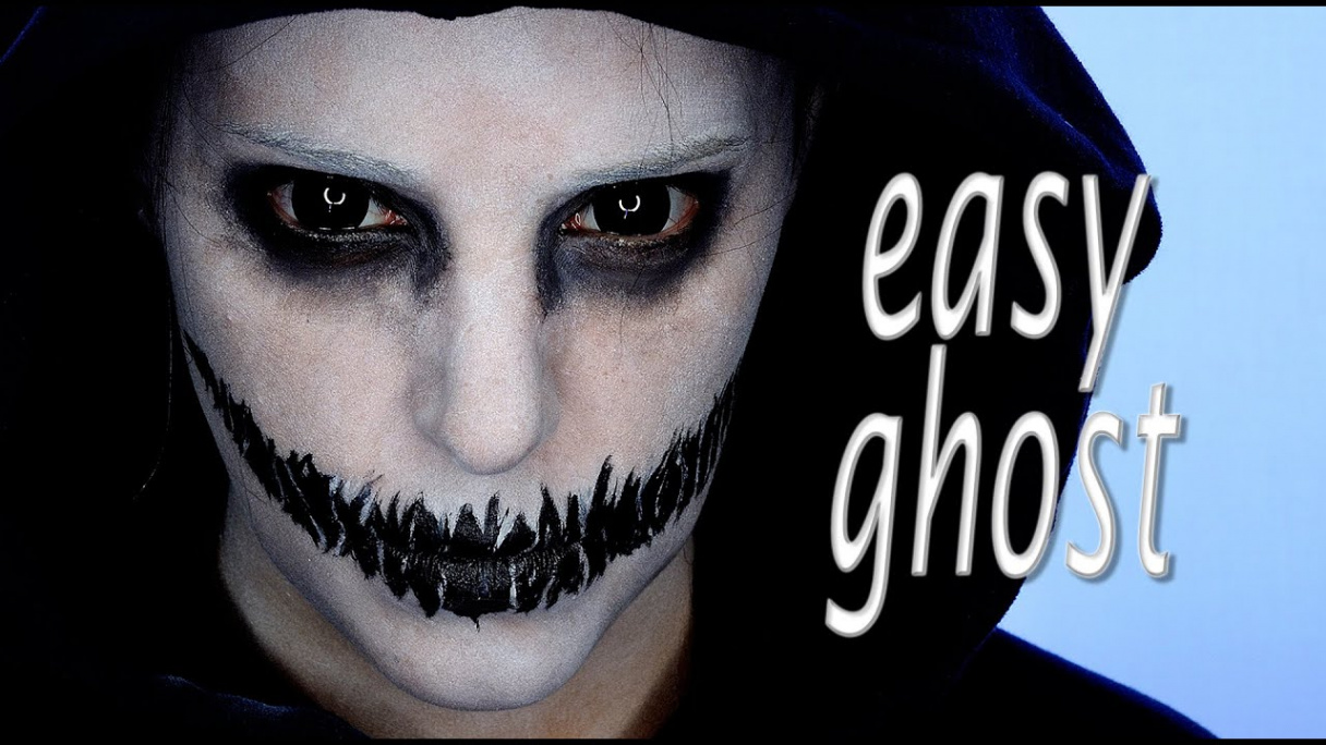 Easy Ghosts Halloween Makeup tutorial  Silvia Quiros