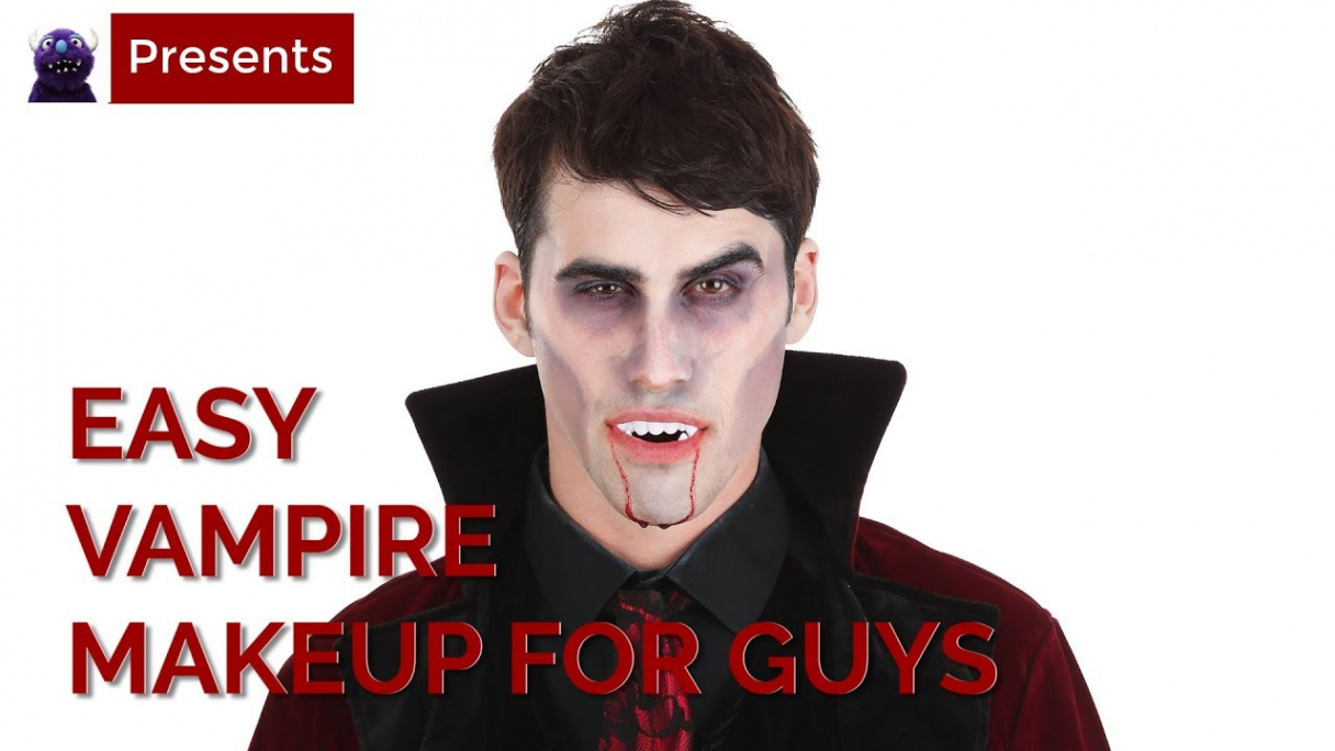 Easy Vampire Makeup Tutorial for Guys