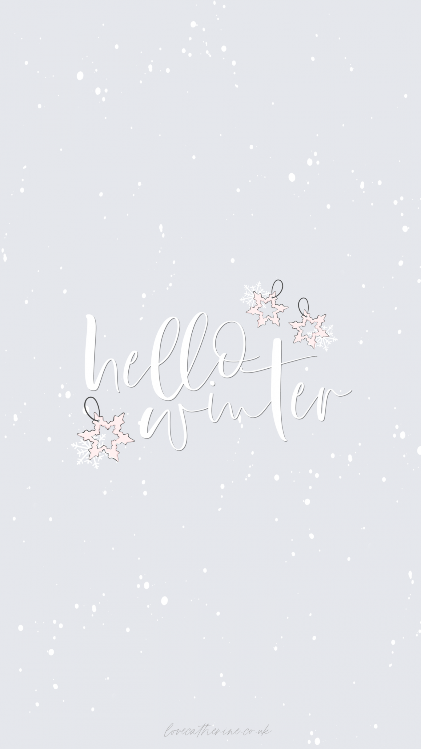 Free Cute & Girly Winter Phone Wallpapers For Christmas