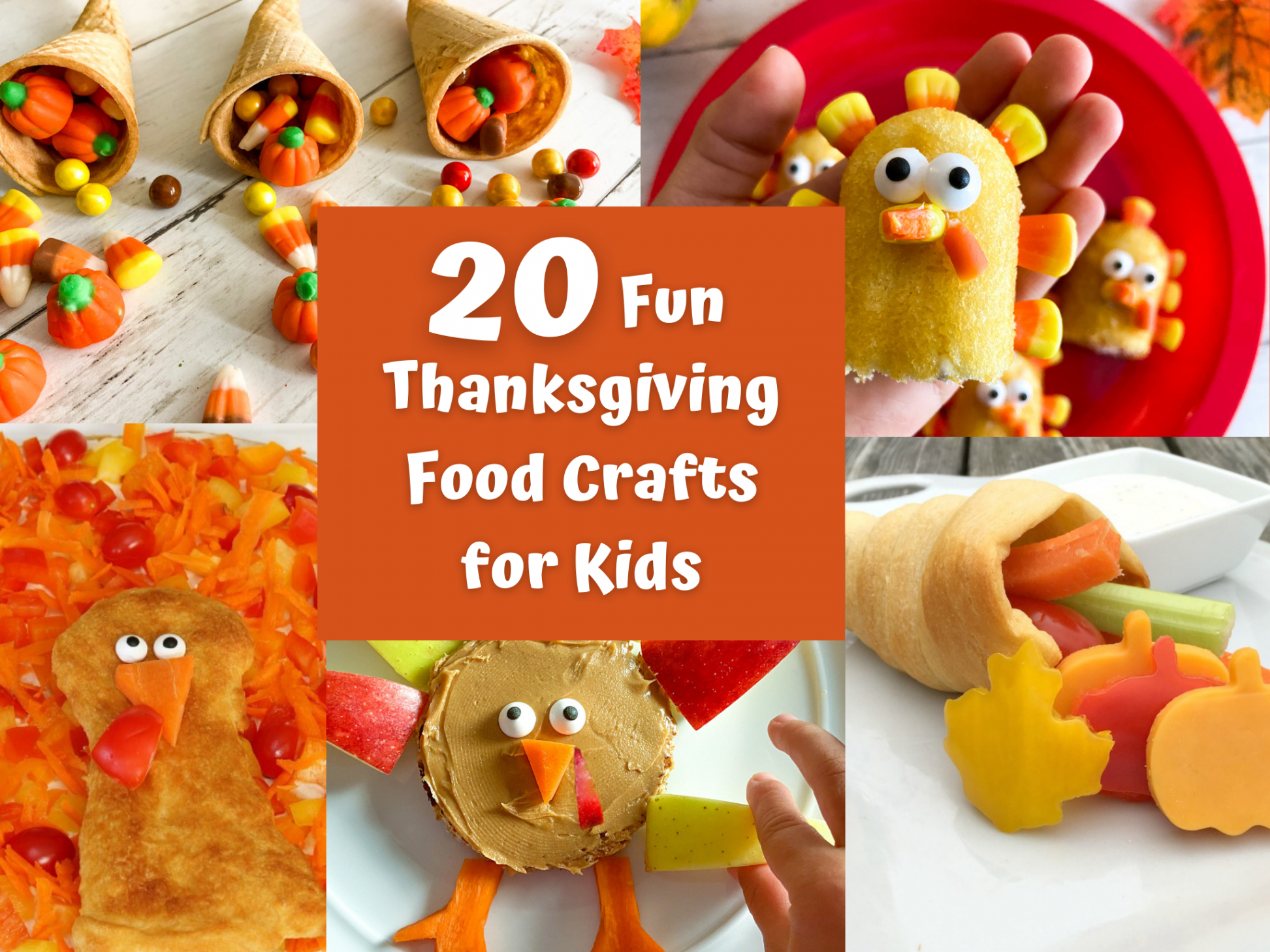 Fun Thanksgiving Food Crafts For Kids - Raising Veggie Lovers