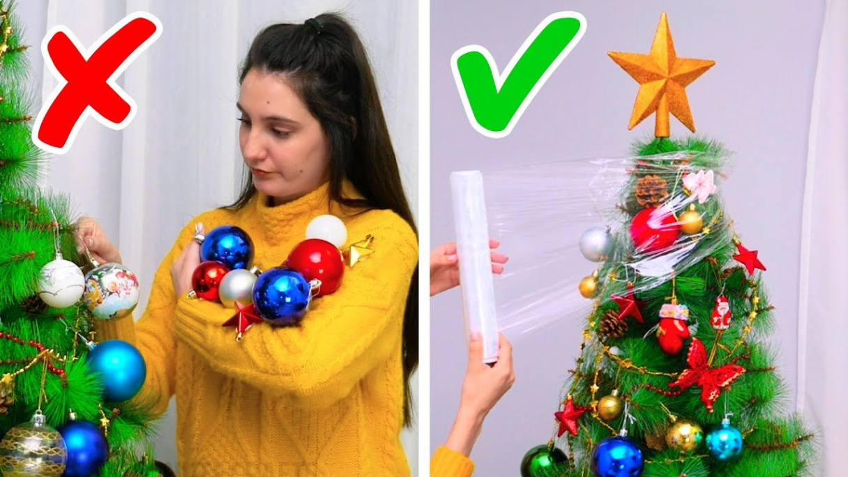 GENIUS CHRISTMAS TREE HACKS