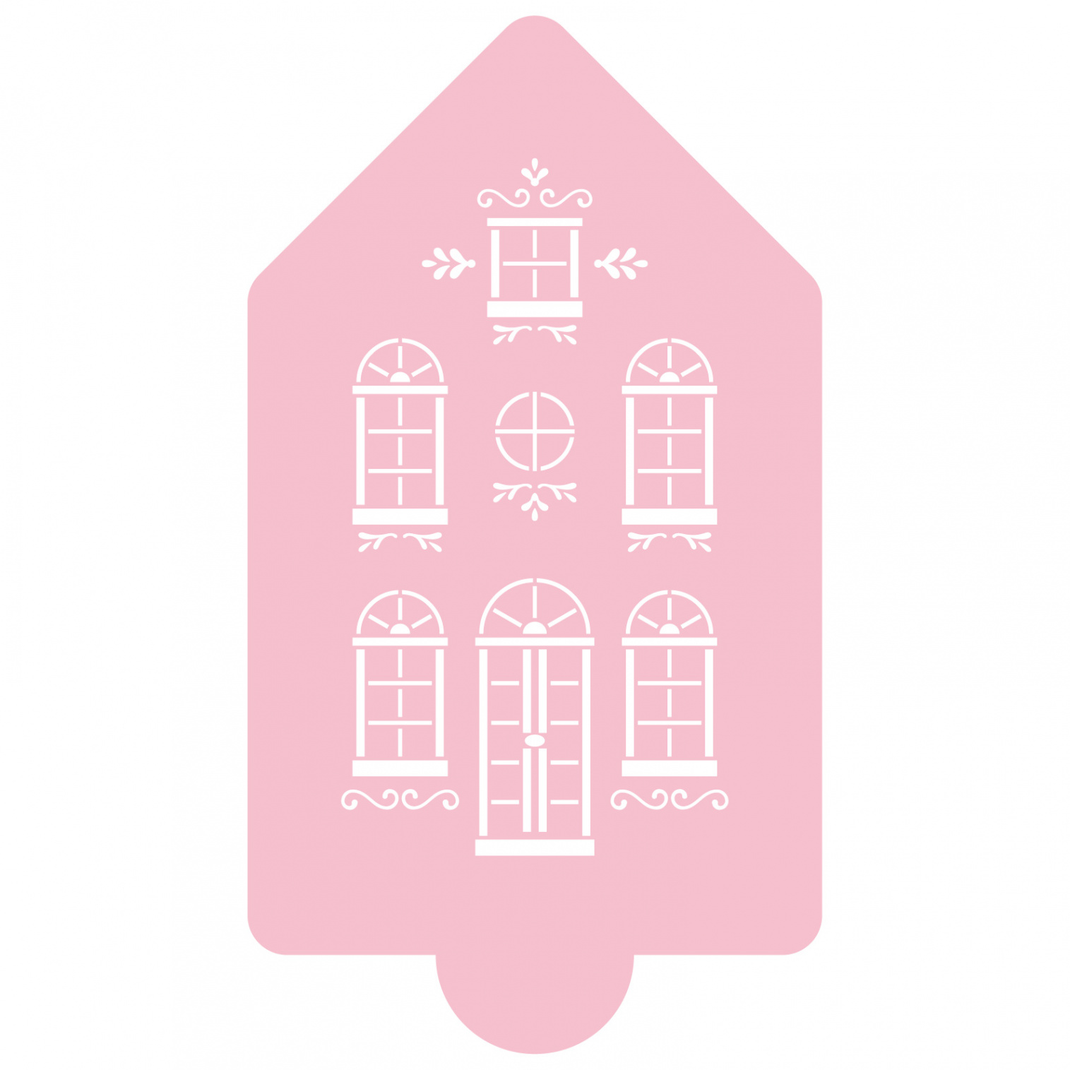 Grand Gingerbread House Stencil