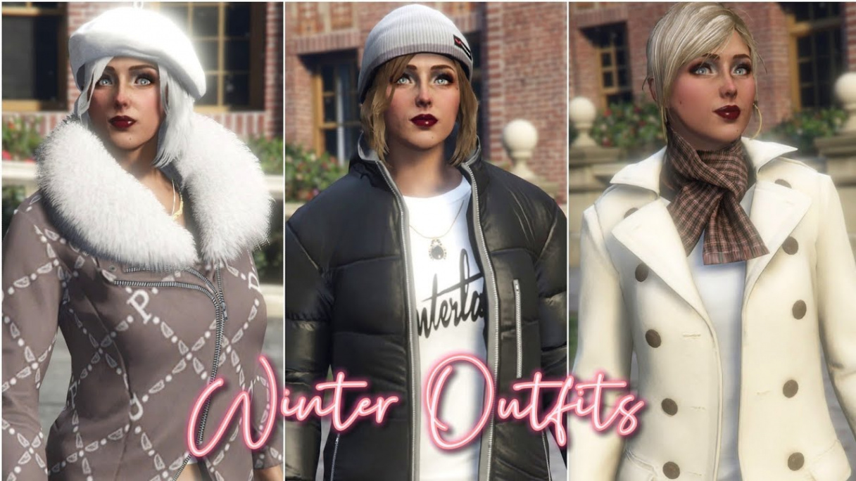 GTA V  Beautiful Female Winter Outfits (Requested)