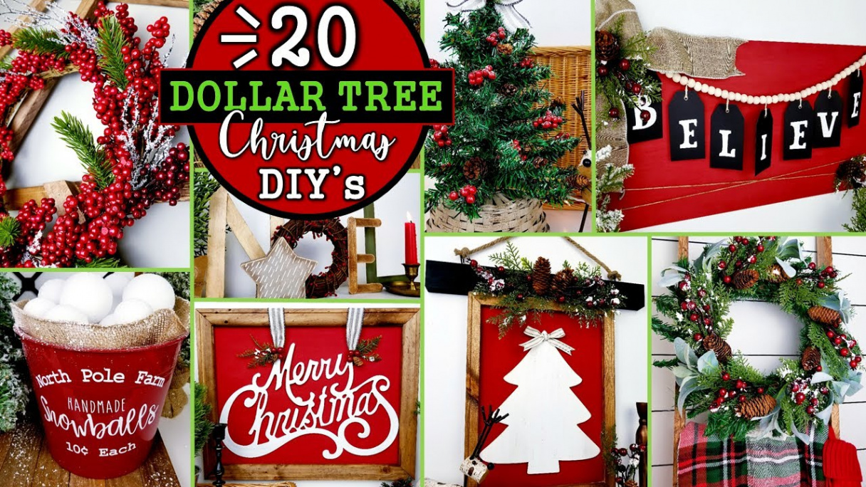 HIGH END Dollar Tree Christmas DIY