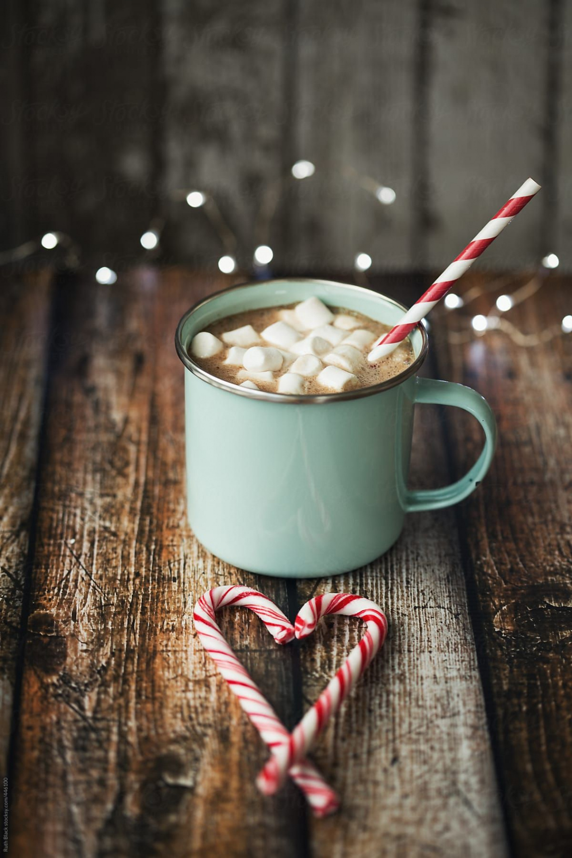 Hot Chocolate In An Enamel Mug" by Stocksy Contributor "Ruth Black