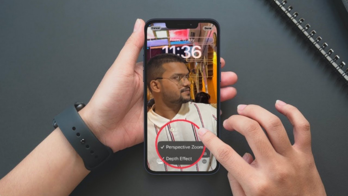 How to Enable/Disable Perspective Zoom on iPhone Lock Screen in iOS  🔥