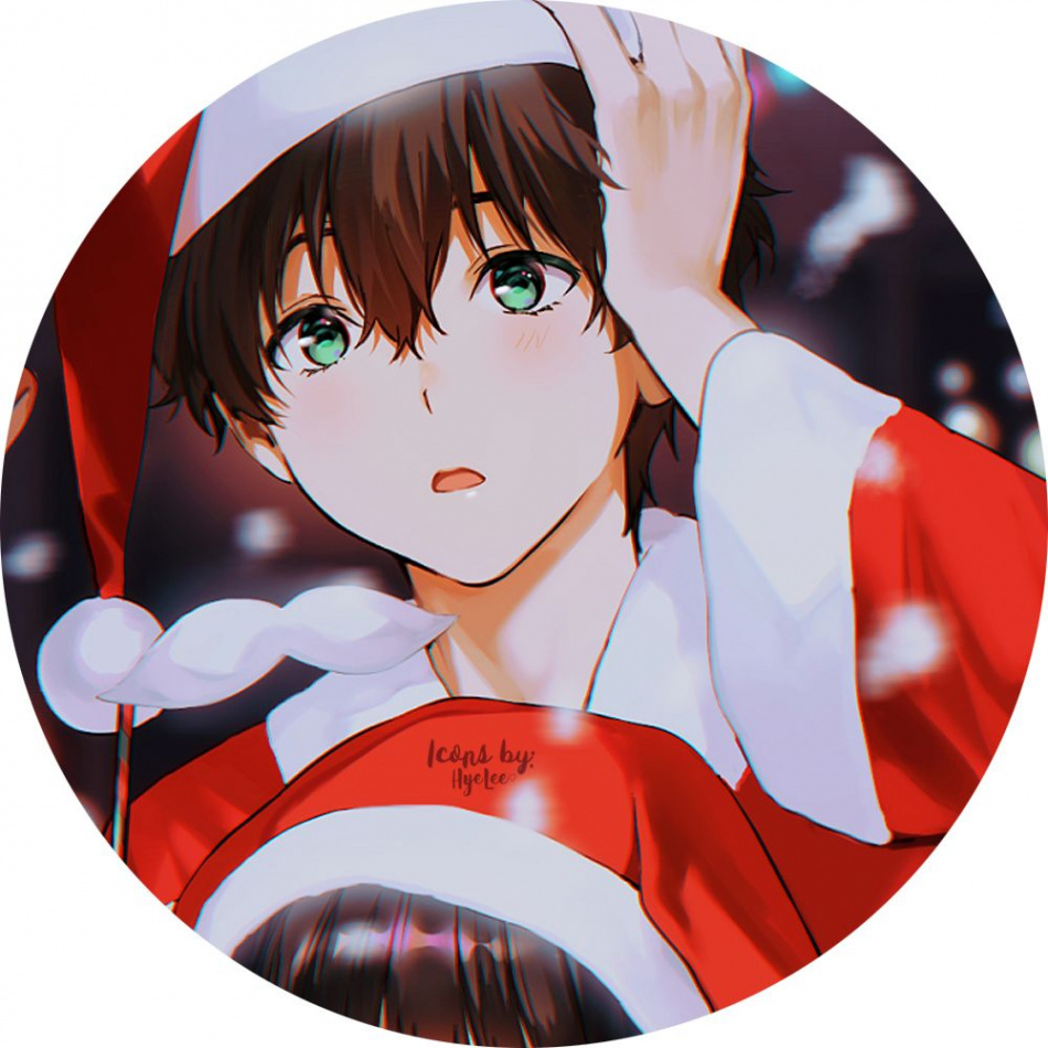 ♡𝑯𝒚𝒆𝑳𝒆𝒆  ❤️Matching icons  Anime Christmas  Anime