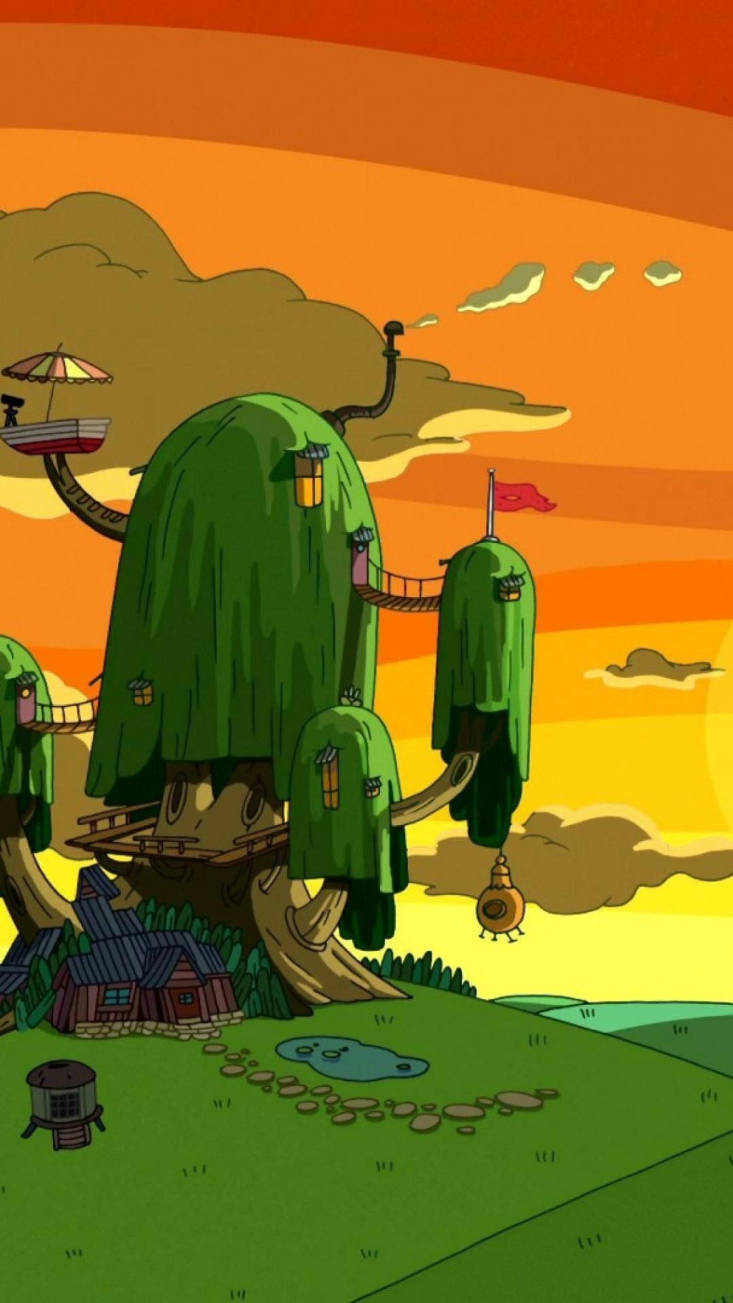 Immerse Yourself in Adventure Time with this Phone Wallpaper