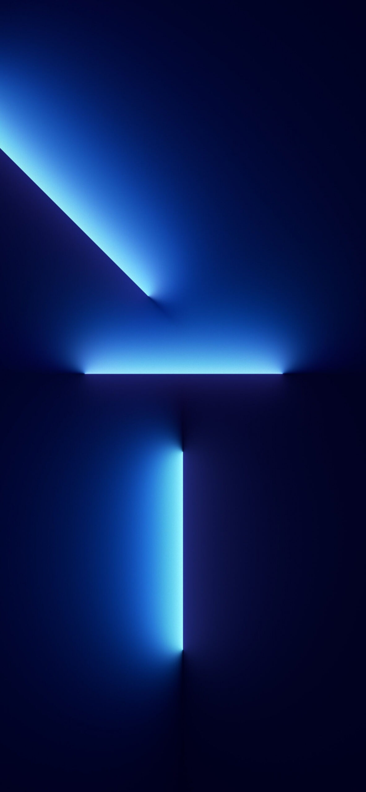 iPhone  Pro Official Stock Wallpaper (Sierra Blue) - Dark