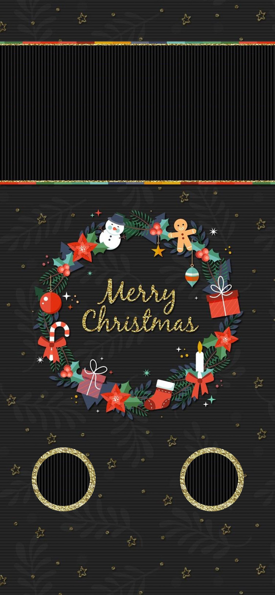 iPhone X Merry Christmas Lock Screen  Christmas lockscreen, Merry