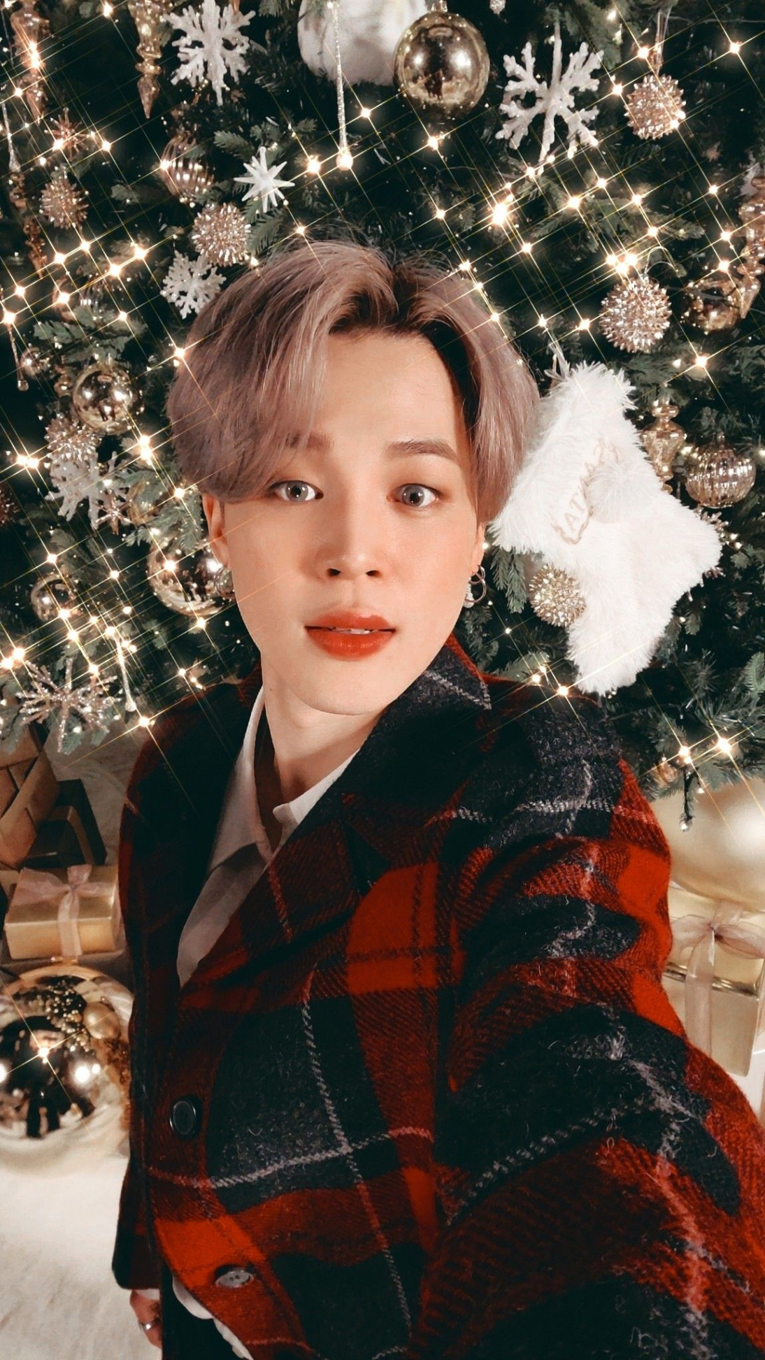 Jimin Christmas Wallpaper  Papel de parede jimin, Jimin, Imagens bts