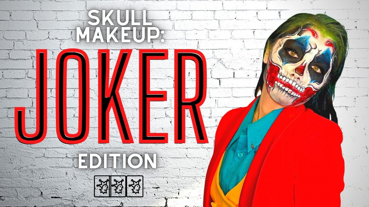 JOAQUIN PHOENIX JOKER SKULL MAKEUP TUTORIAL  Rebecca Nobrega