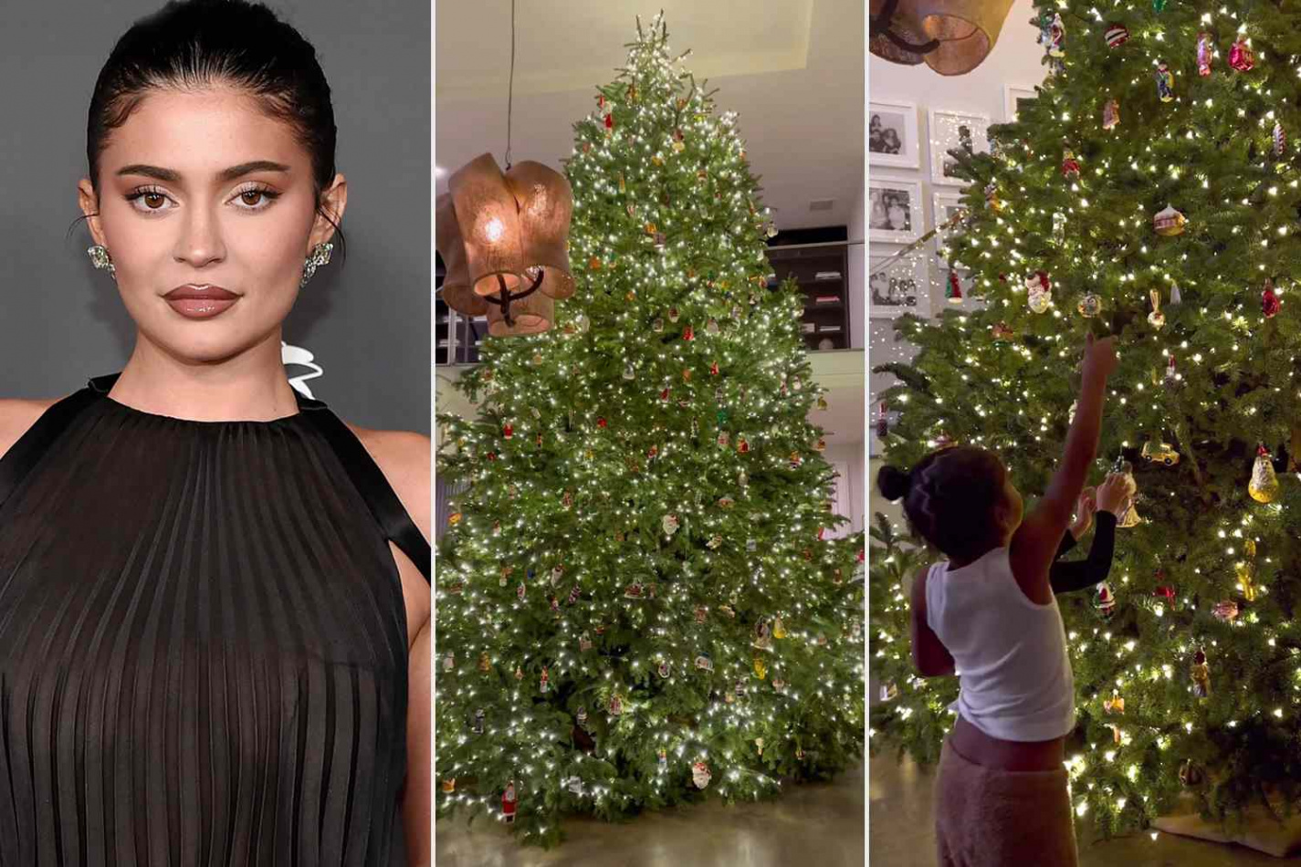 Kylie Jenner Reveals Ceiling-Skimming Christmas Tree: 