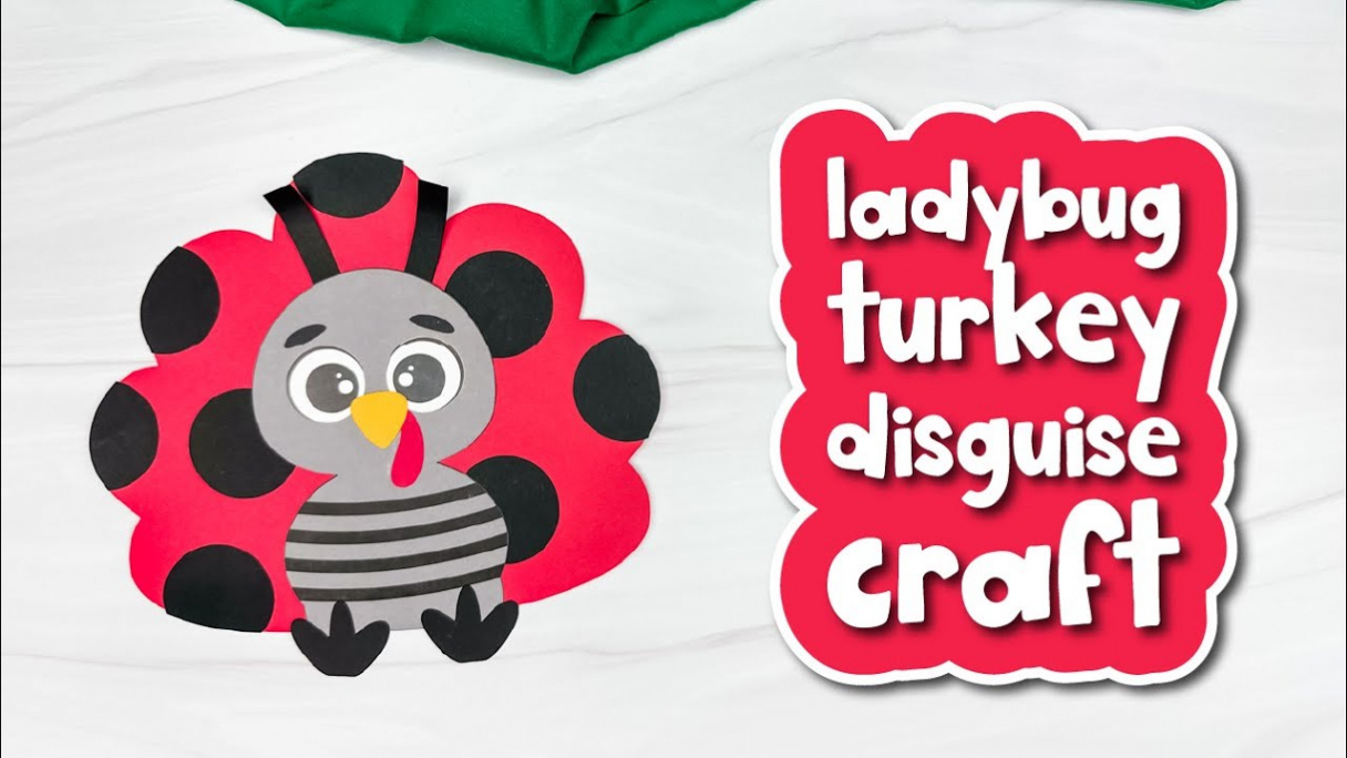 Ladybug Turkey Disguise Craft For Kids