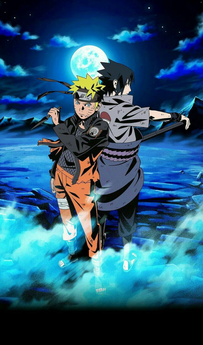 Naruto HD wallpaper art for iPhone