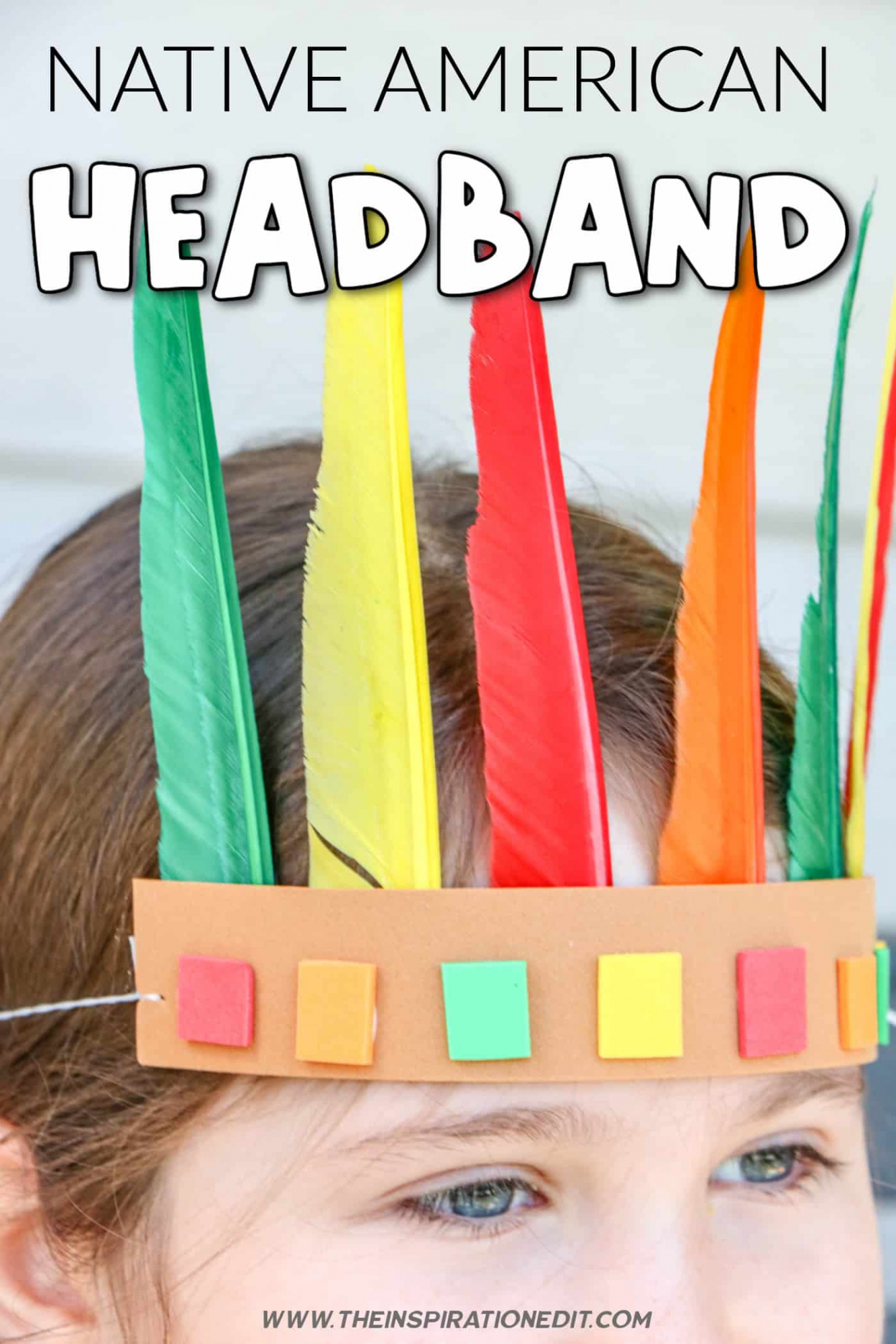 Native American Headband Thanksgiving Craft · The Inspiration Edit