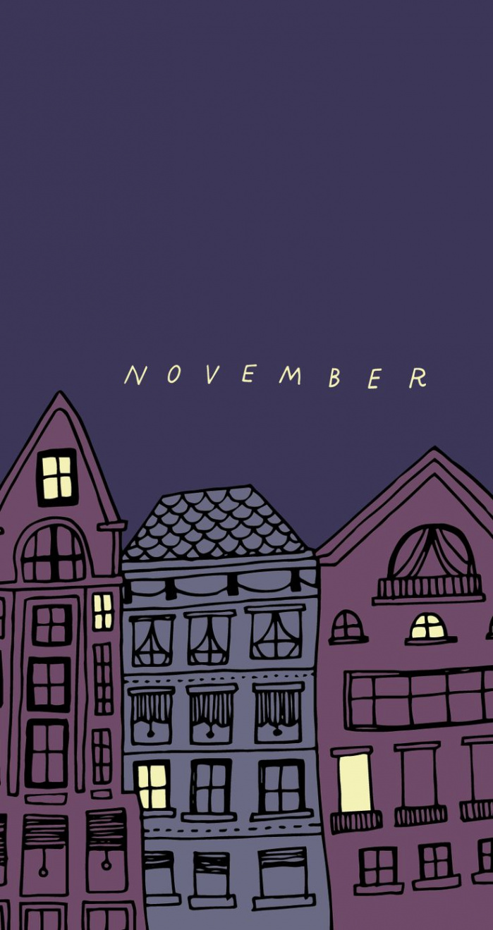 November Wallpaper  Wallpaper ponsel, Wallpaper iphone, Kartun