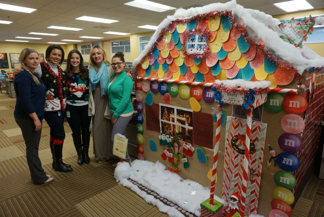 Office cubicle decorating contest - The Gum Drop team and our