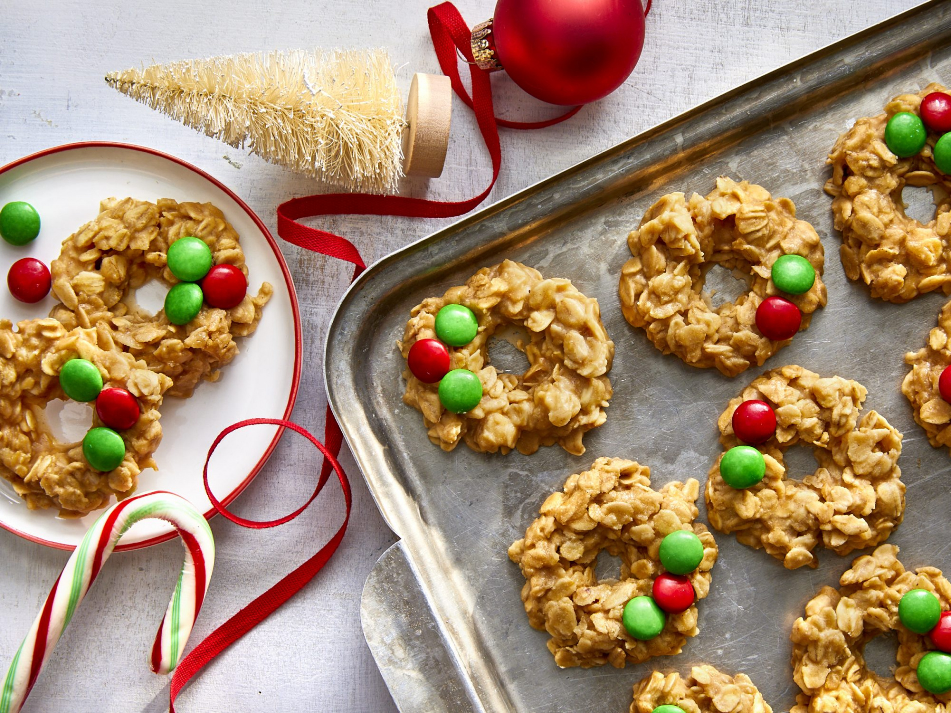 Peanut Butter Wreaths