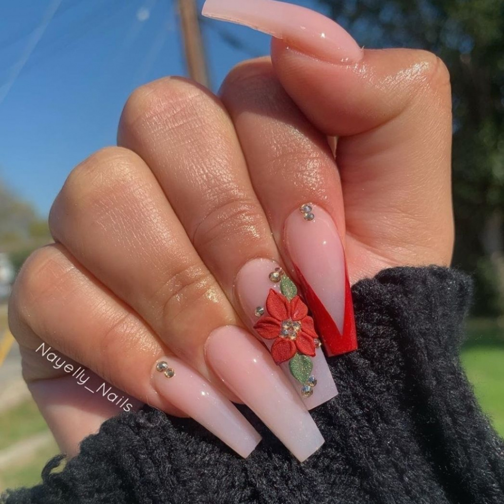 Pin on christmas nails