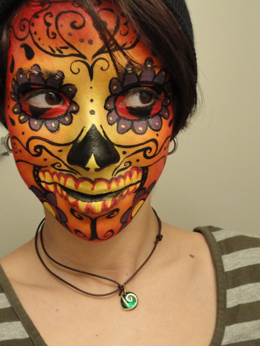 Pin on Fashion~skelly makeup