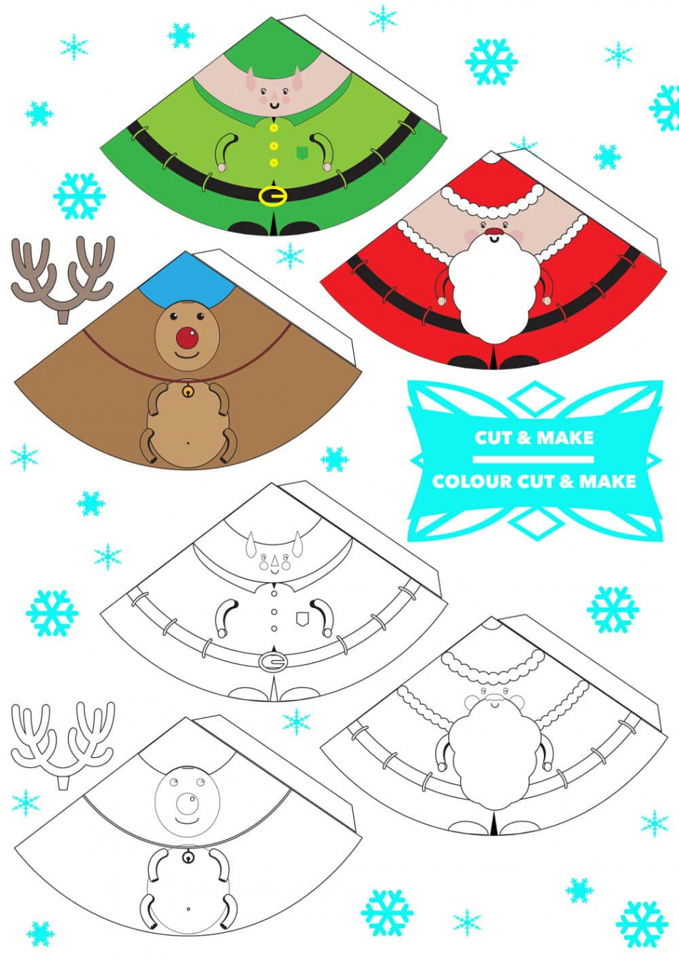 Printable D Christmas Decorations