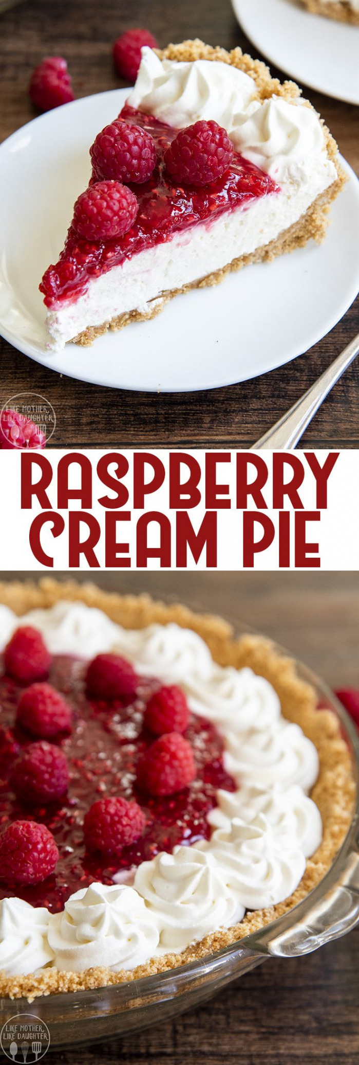 Raspberry Cream Pie