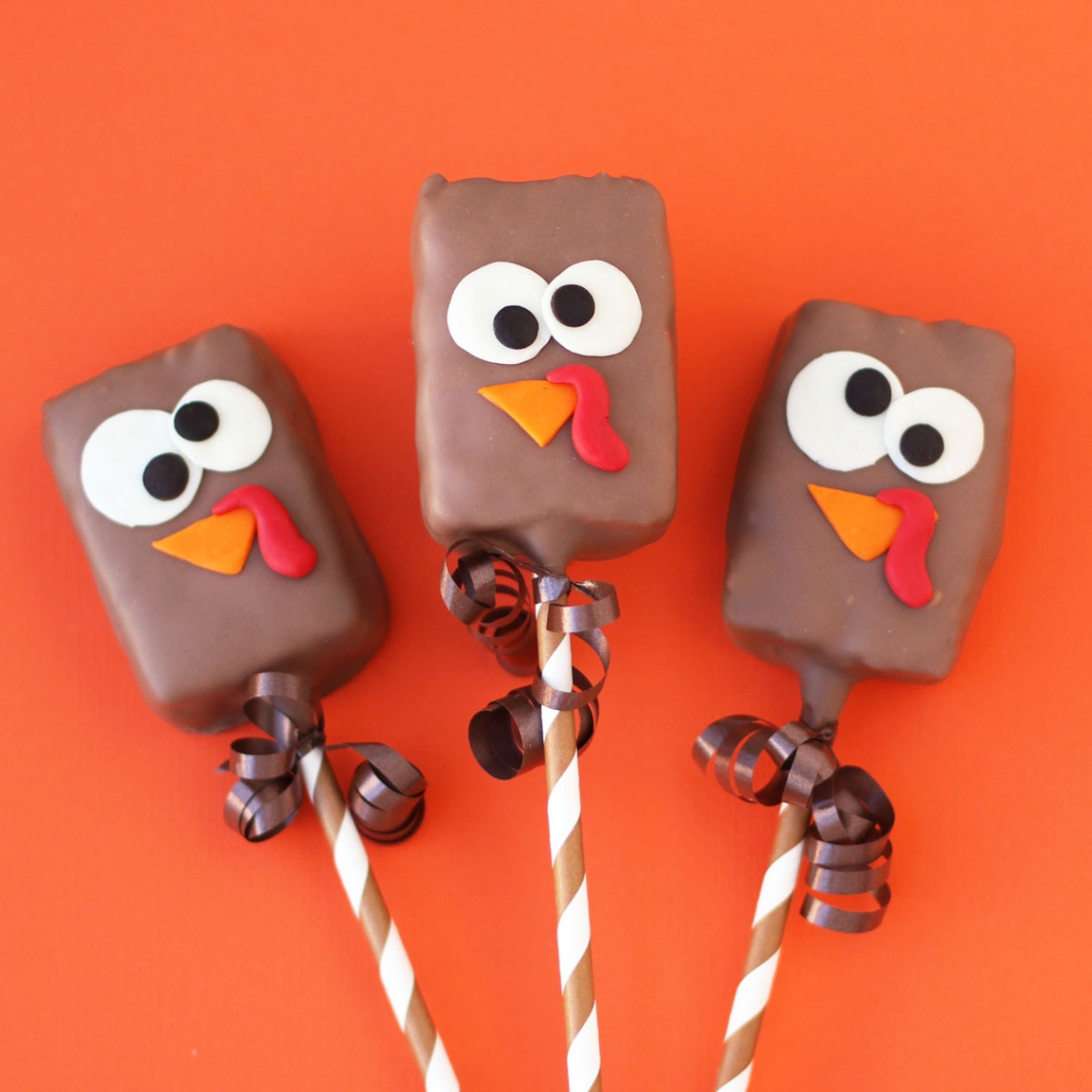 Rice Krispie Treat Turkeys