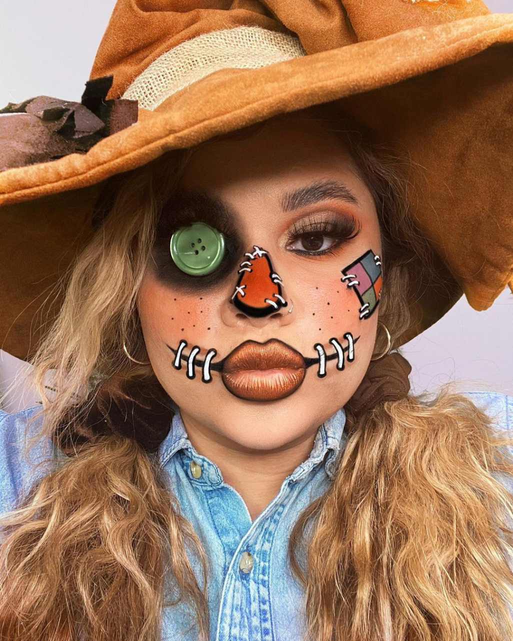 SCARECROW but make her GLAM  Scarecrow makeup, Scarecrow, Makeup