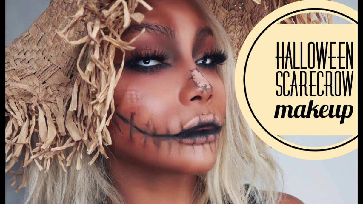 SCAREHOE SCARECROW HALLOWEEN MAKEUP  SONJDRADELUXE