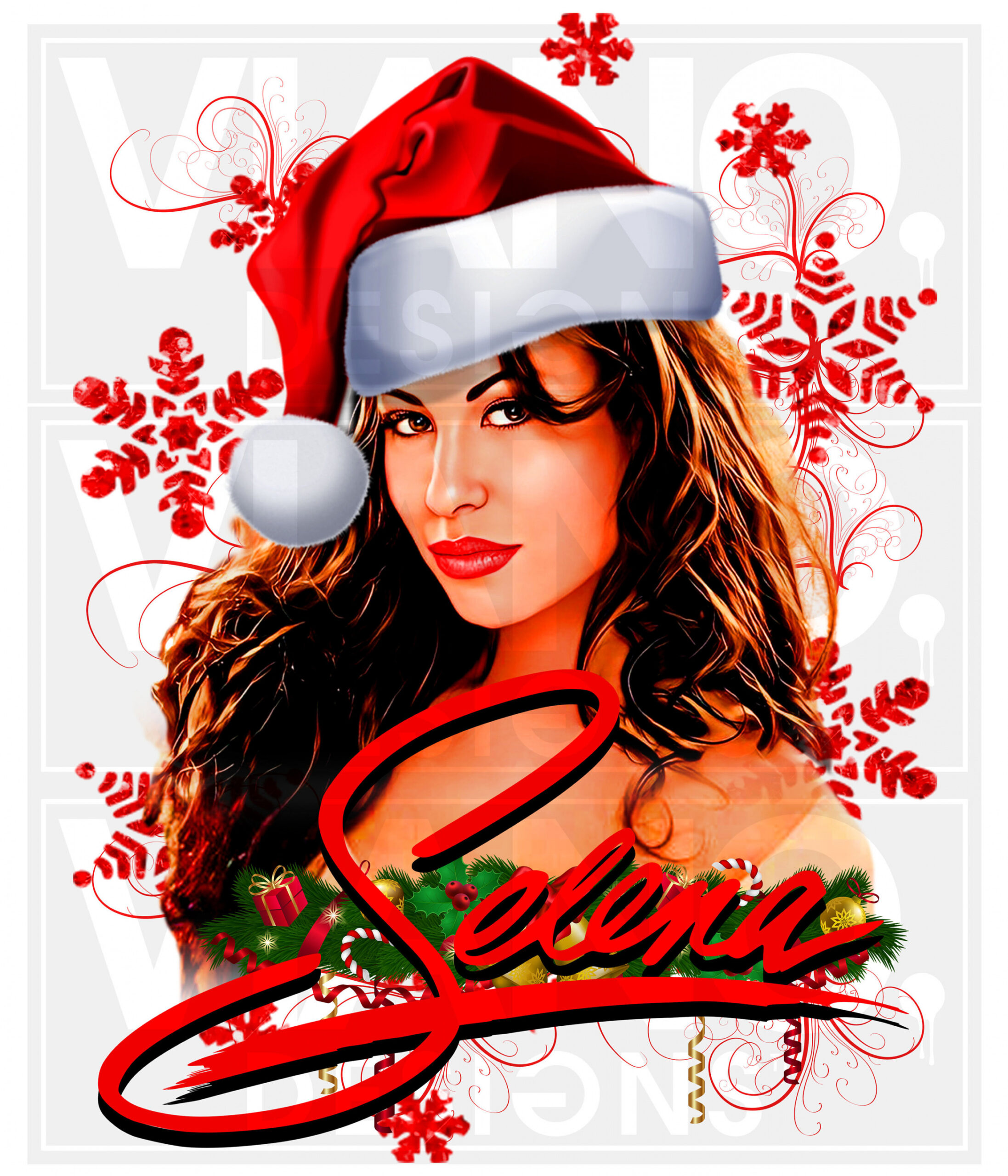 Selena Christmas PNG Sublimation Selena Quintanilla - Etsy