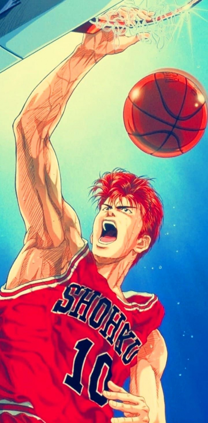 Slam Dunk Wallpaper  Slam dunk, Slam dunk manga, Dunk