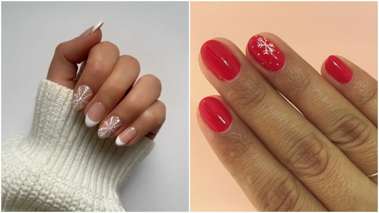 Snowflake Nails and Winter Nail Designs for Cold Weather  Glamour